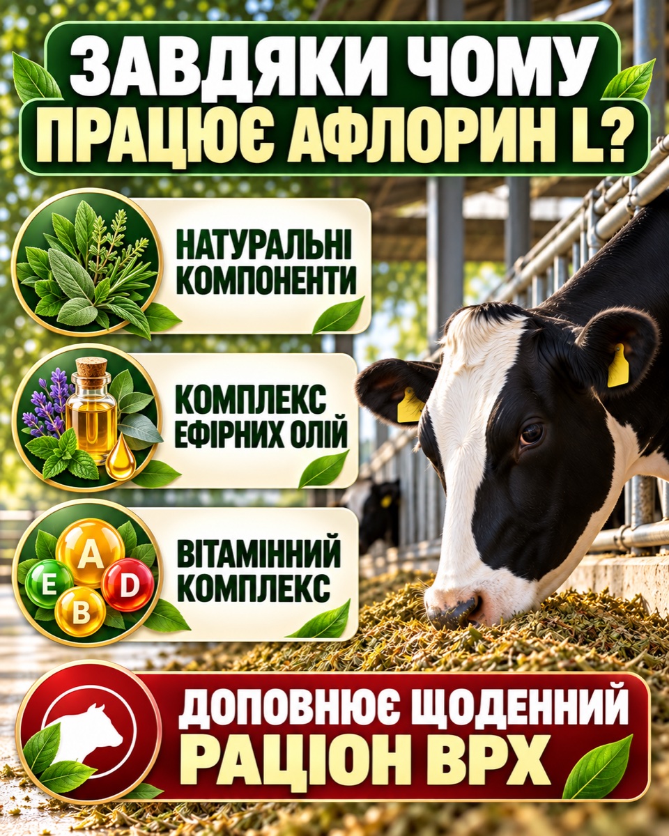 Натуральні компоненти для ВРХ